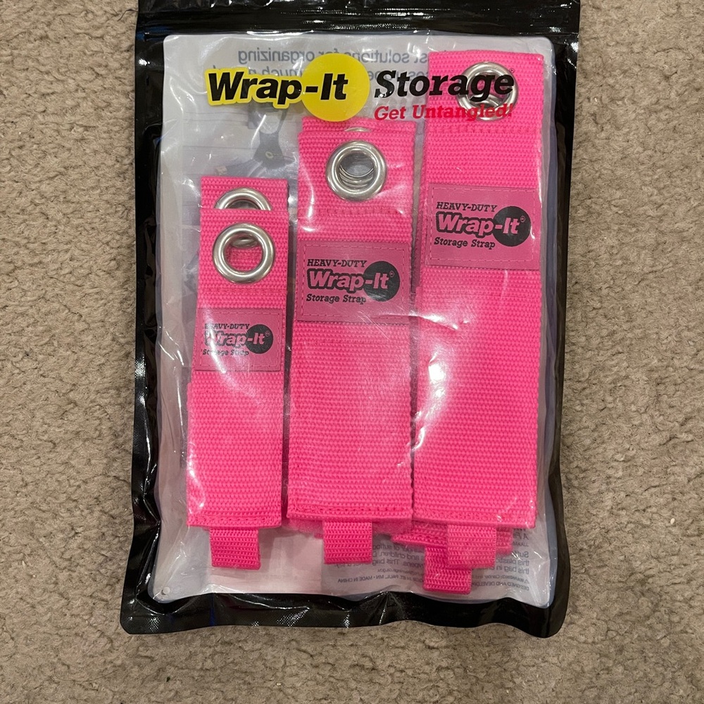Storage Pink Straps
